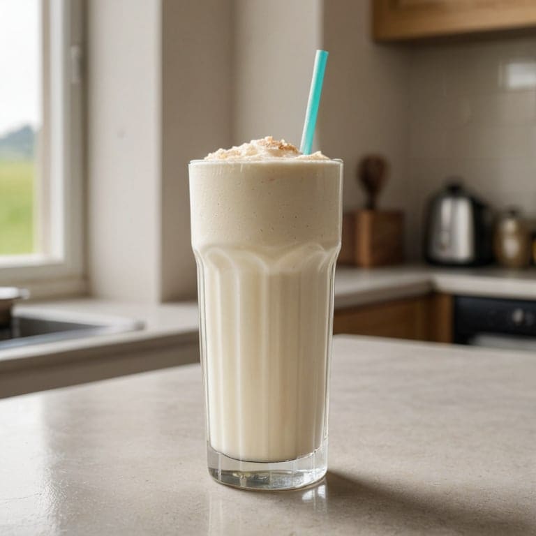 Vanilla cottage cheese shake